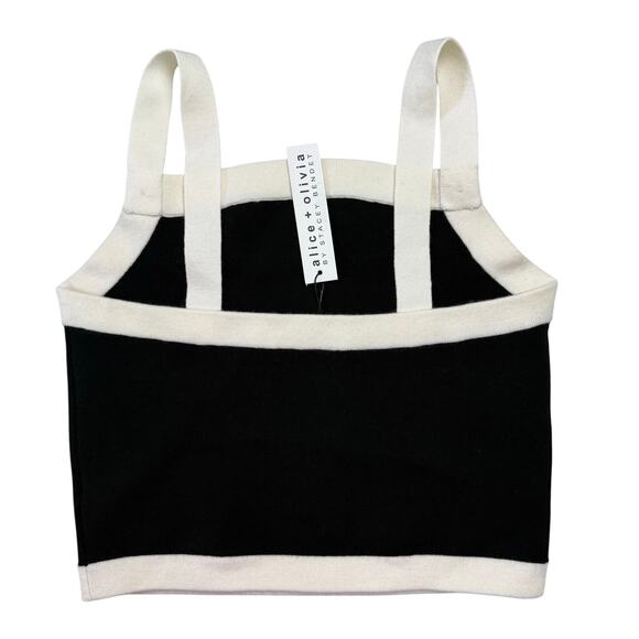 ALICE + OLIVIA Dandi Knit Tank Top Large - Picture 8 of 11